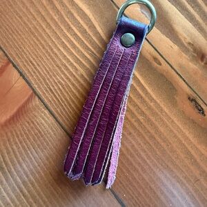 Portland Leather Burgundy Key Holder